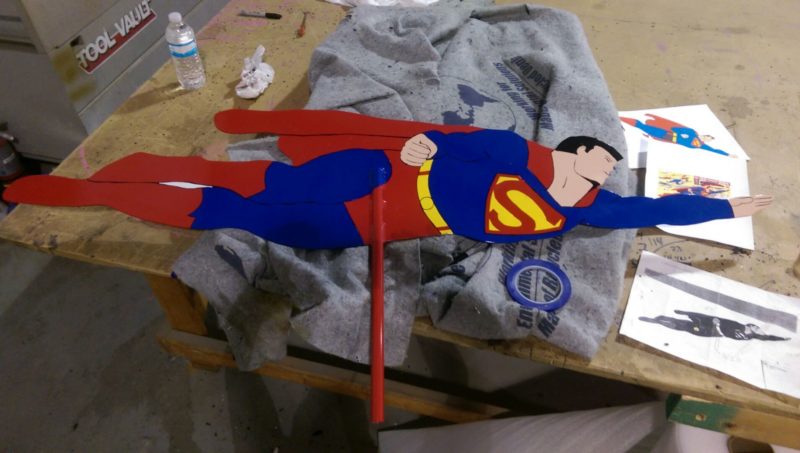 Superman Wind Vane