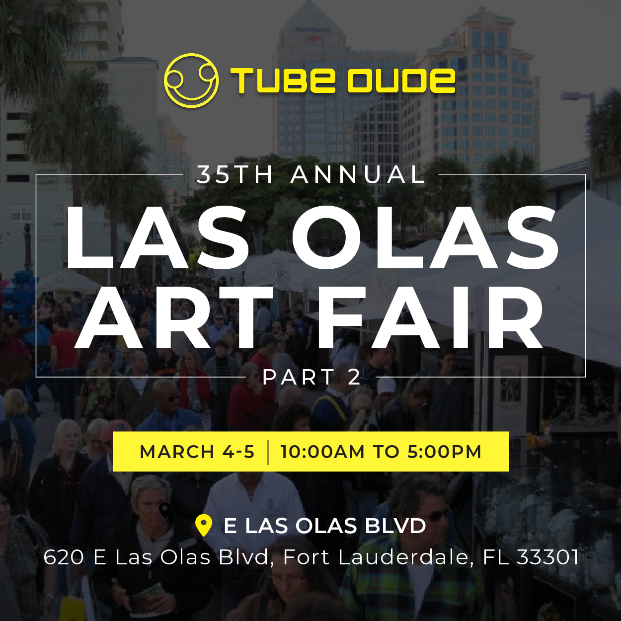 Custom Art in Sarasota Tube Dude at Las Olas Art Fair Part II